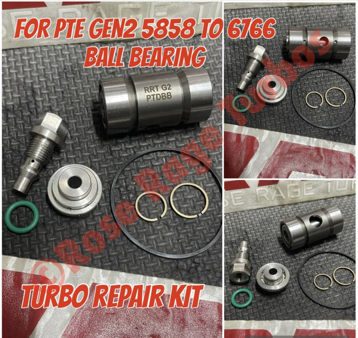 Precision Turbo PTE ball bearing repair kit GEN2 5858 6062 6262 6466 6766
