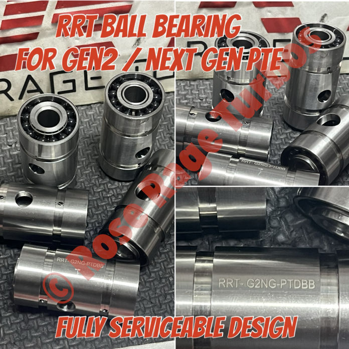 ball bearing cartridge for GEN2 Next Gen Precision Turbo by Rose Rage Turbos