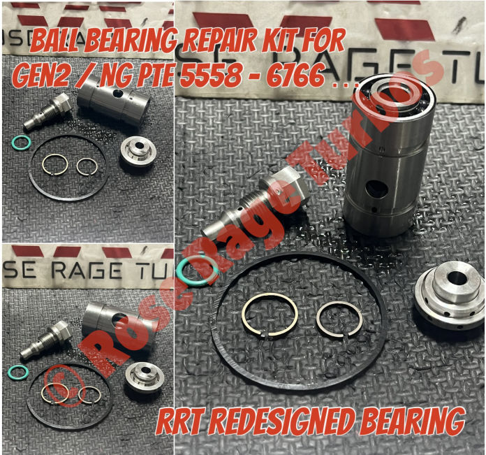Precision Turbo PTE ball bearing repair kit GEN2 5858 6062 6262 6466 6766