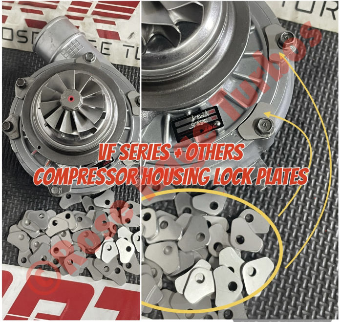 subaru turbo compressor housing locking lock plates 